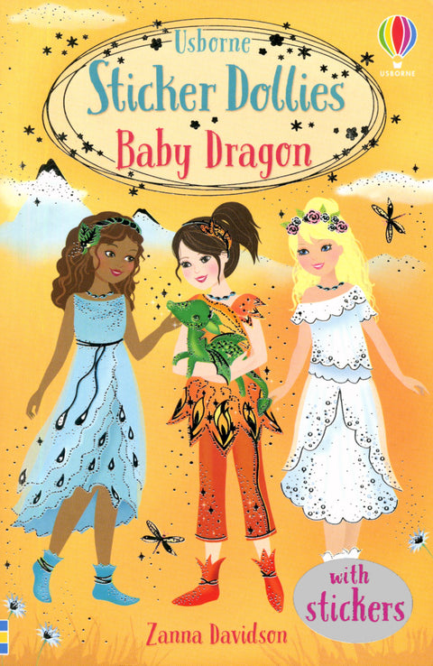 Usborne Sticker Dollies Baby Dragon
