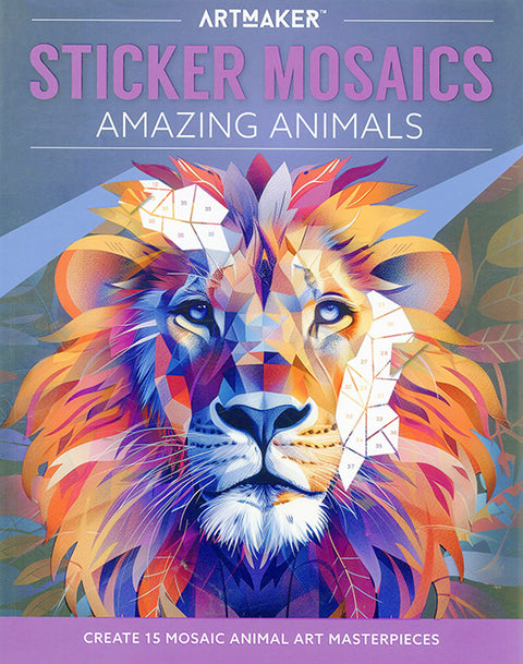 Art Maker Sticker Mosaics: Amazing Animals