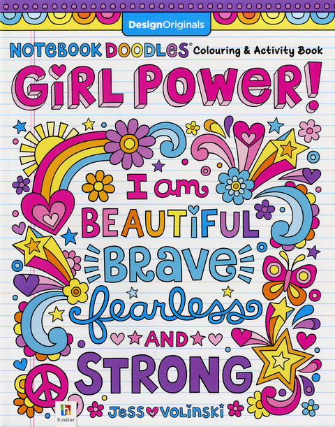 Design Originals Notebook Doodles Girl Power