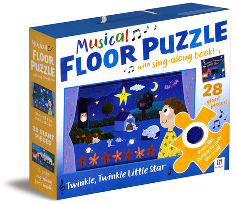 Musical Floor Puzzle with Sing-Along Book (Yellow)