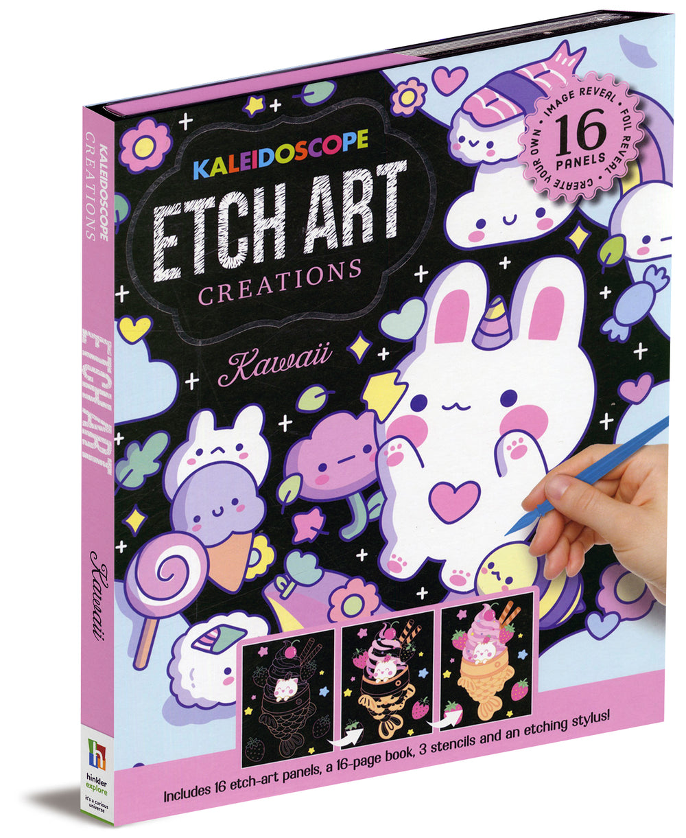 Kaleidoscope Etch Art Creations Kawaii