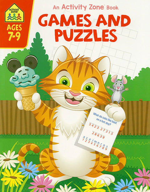 SZ: An Activity Zone Book Games and Puzzles