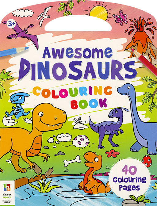 Awesome Dinosaurs Colouring Book