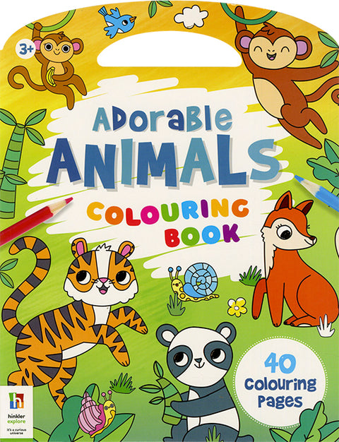 Adorable Animals Colouring Book