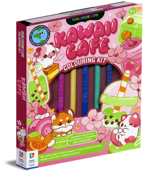 Kaleidoscope Kawaii Café Colouring Kit