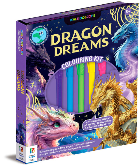 Kaleidoscope Dragon Dreams Colouring Kit