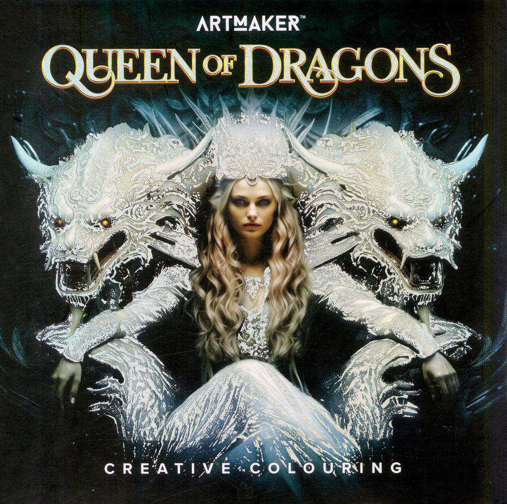 Art Maker Queen of Dragons Creative Colouring
