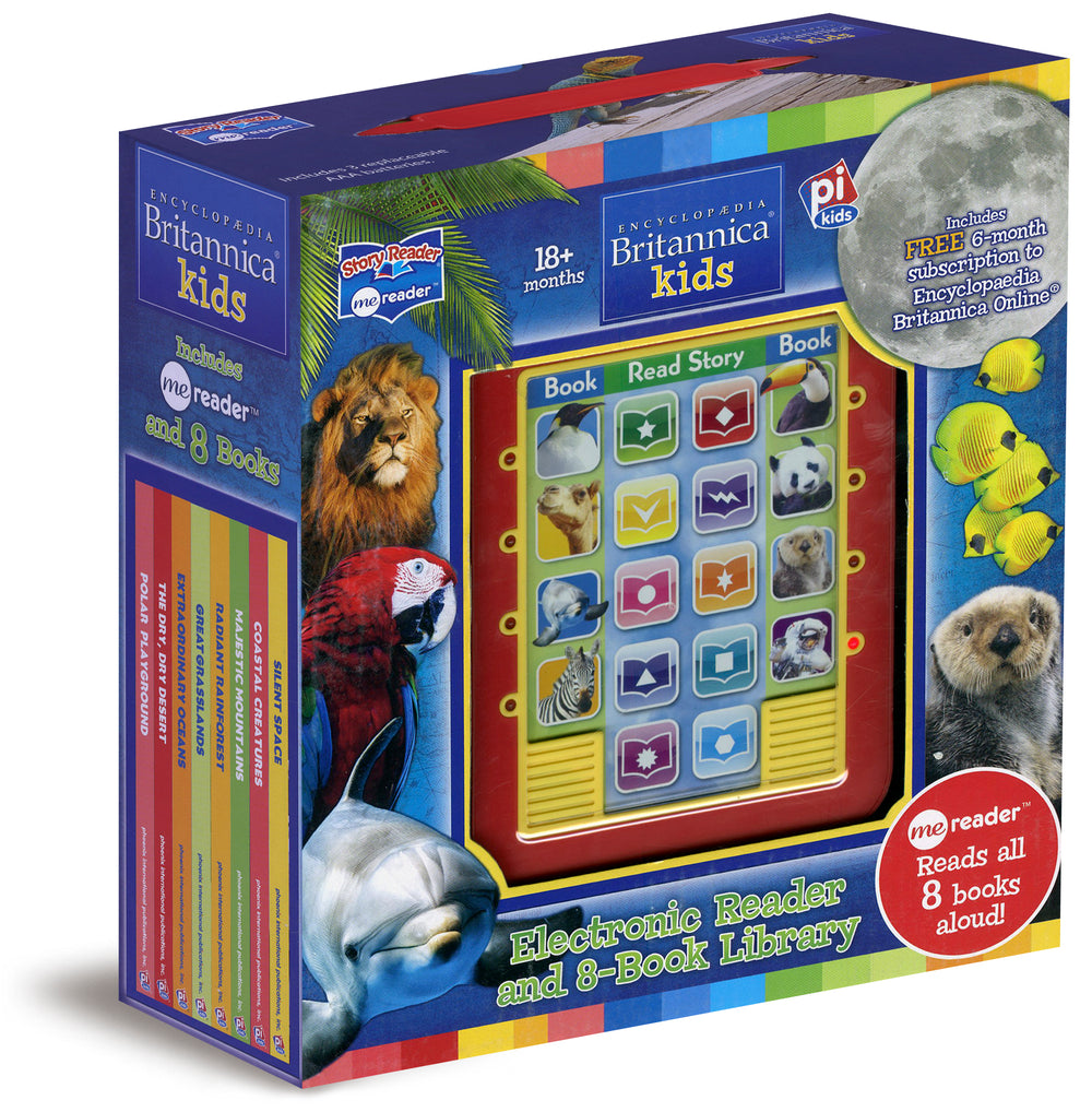 Encyclopedia Britannica Kids Electronic Reader and 8-Book Library