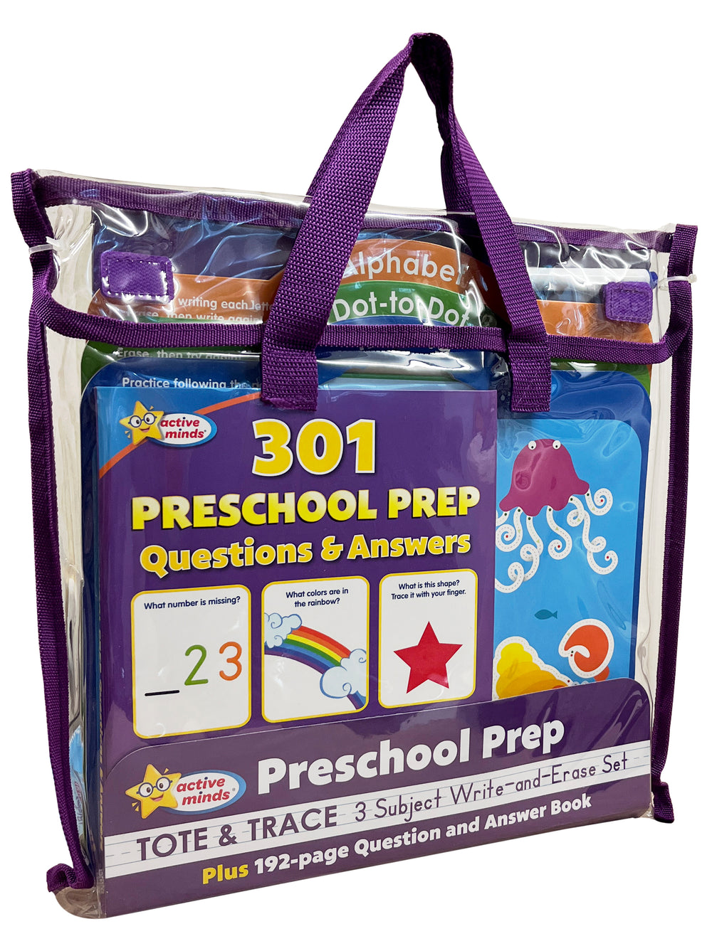 Active Minds Preschool Prep Tote & Trace