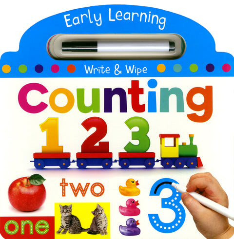 Early Learning Write & Wipe Counting 1 2 3