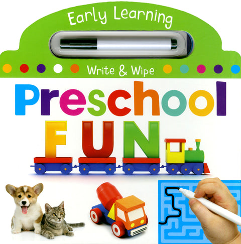 Early Learning Write & Wipe Preschool Fun