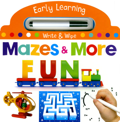 Early Learning Write & Wipe Mazes & More Fun