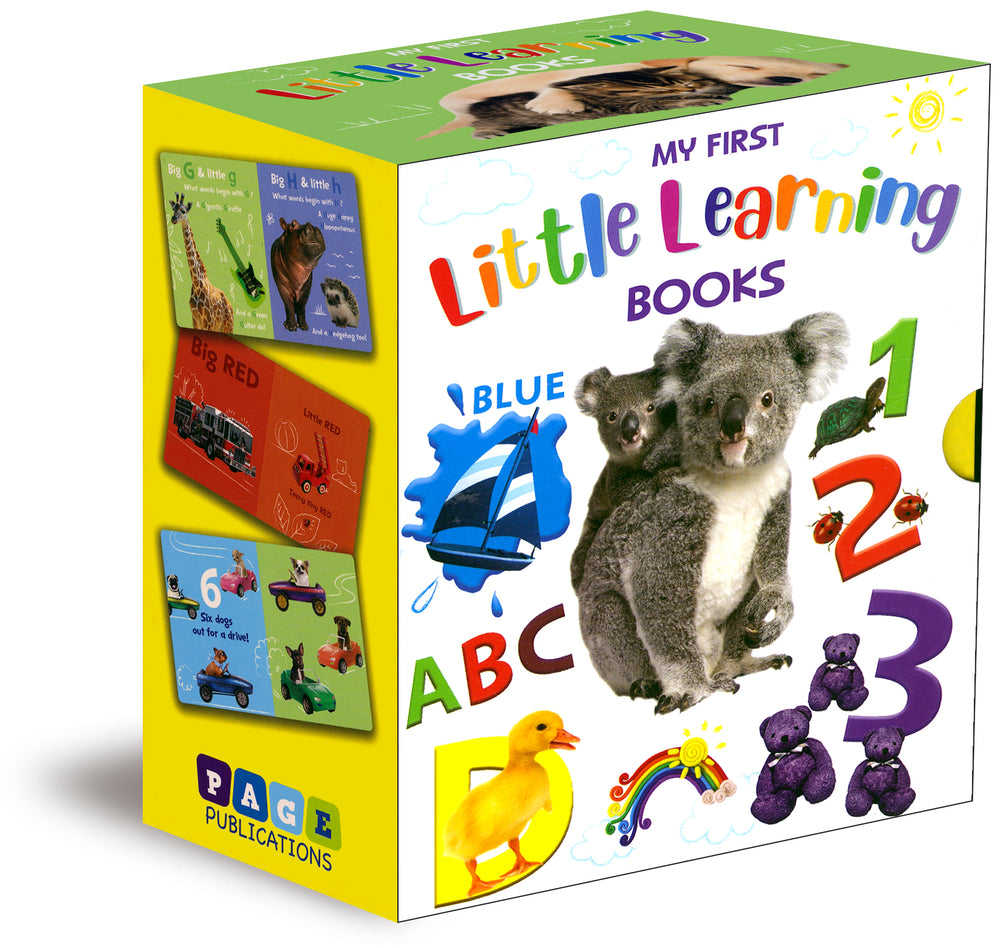 My First Little Learning Books (Pack of 3 Titles)