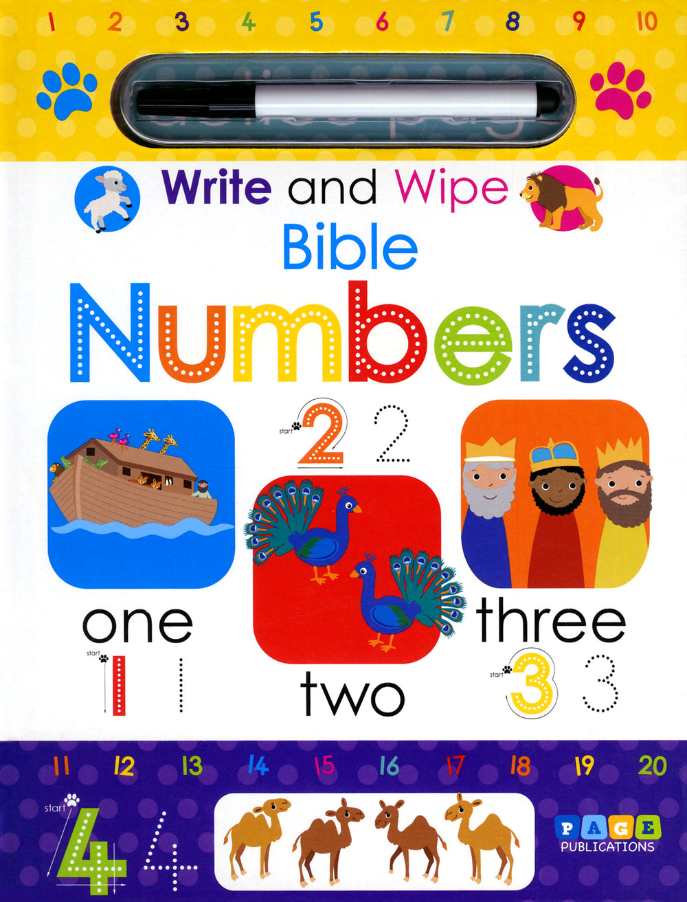 Write and Wipe Bible Numbers