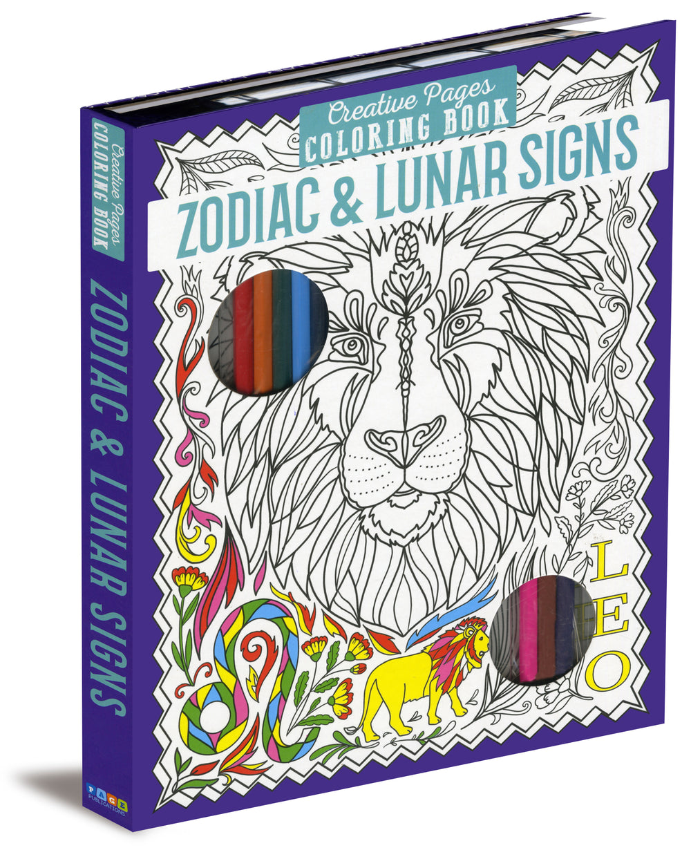 Zodiac & Lunar Signs Creative Pages Coloring Kit