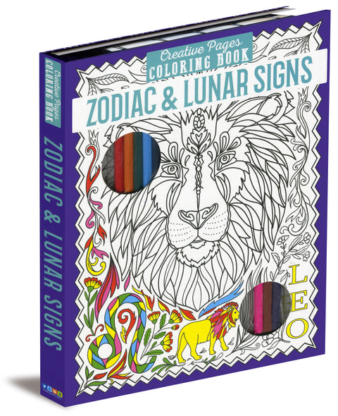 Zodiac & Lunar Signs Creative Pages Coloring Kit