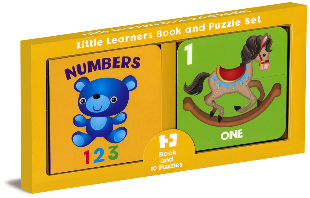 Little Learners Book and Puzzle Set Numbers 1 2 3