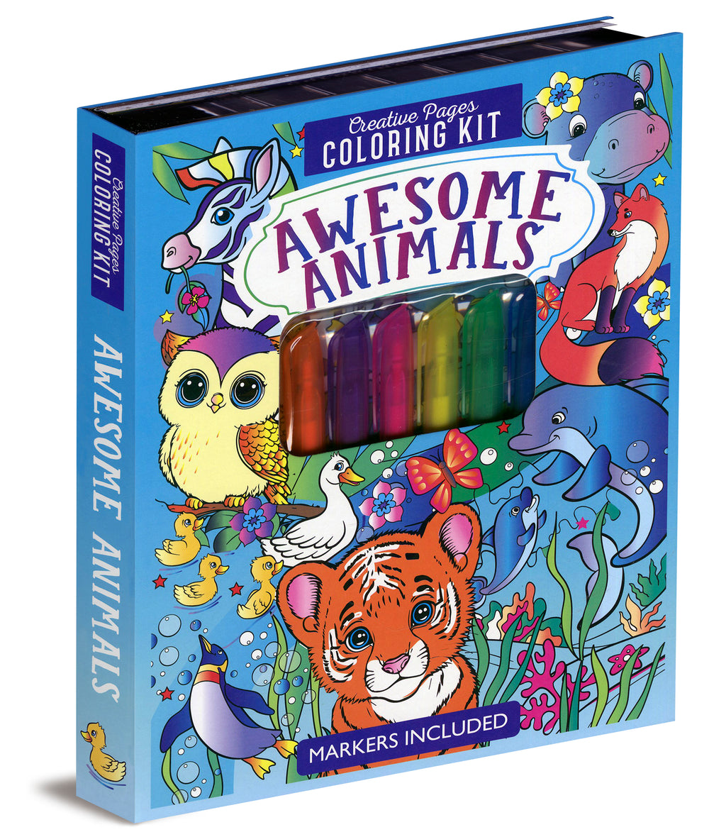 Awesome Animals Creative Pages Coloring Kit