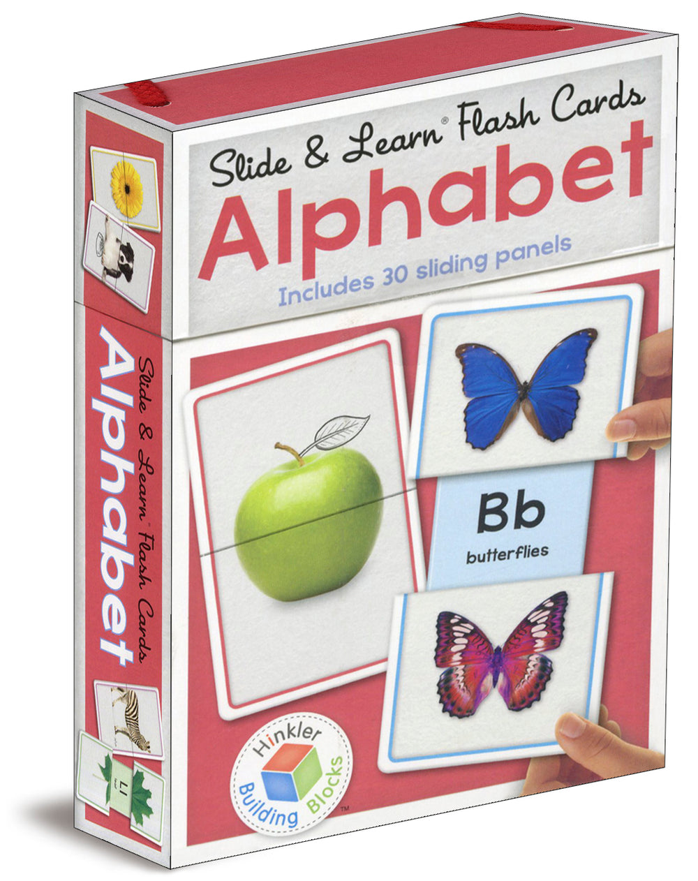 Alphabet Building Blocks Slide & Learn Flash Cards