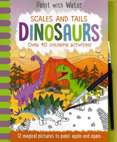Paint with Water Scales and Tails Dinosaurs