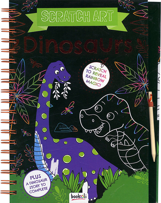 Scratch Art Dinosaurs