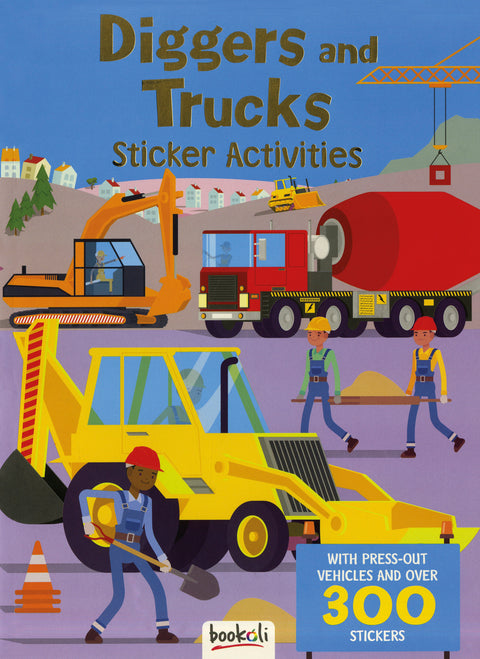 Diggers and Trucks Sticker Activities