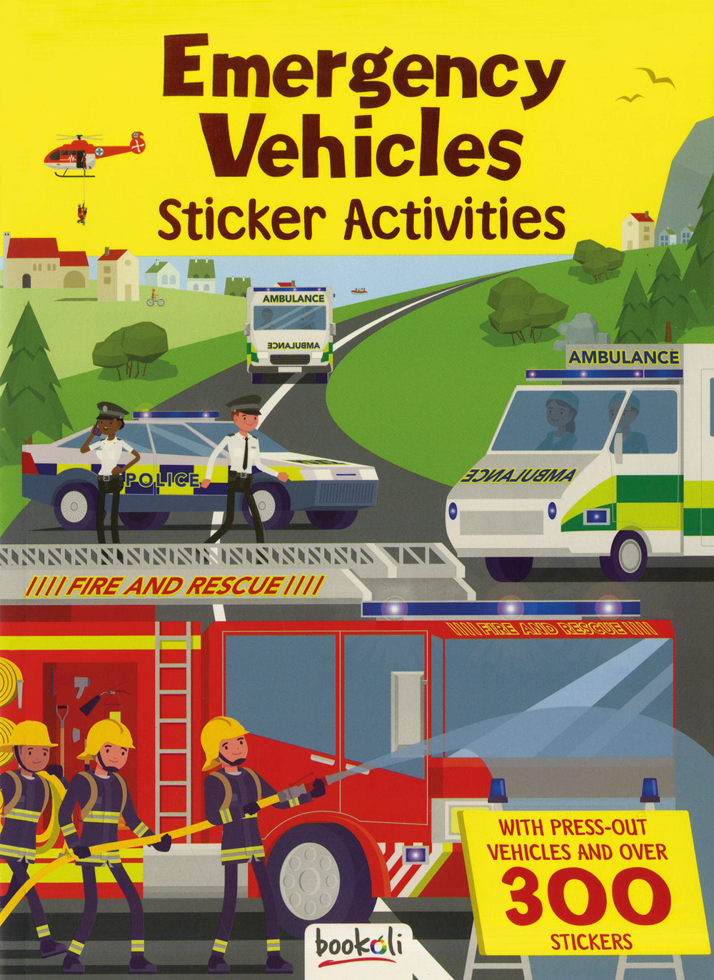 Emergency Vehicles Sticker Activities