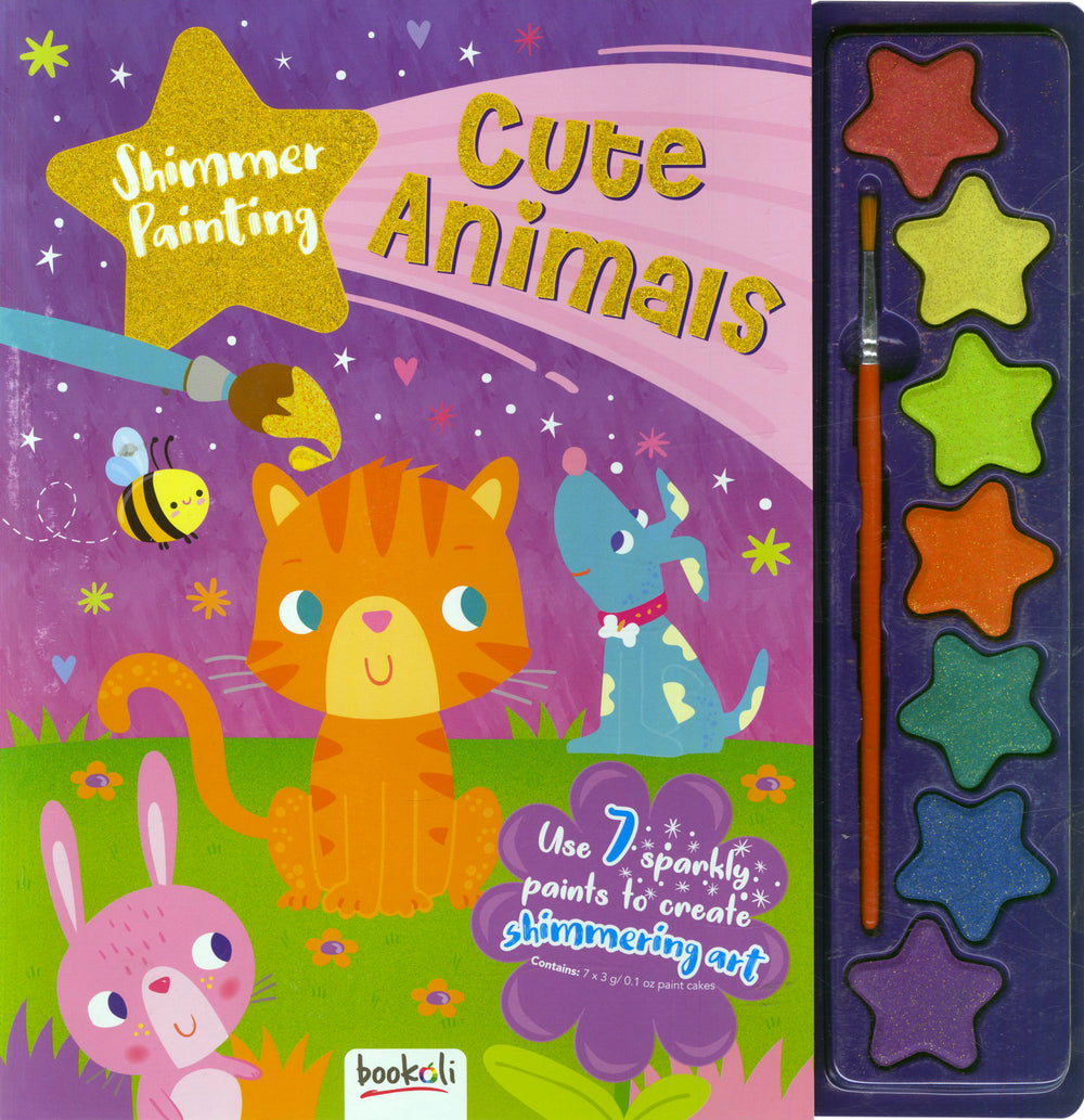Cute Animals Shimmer Painting