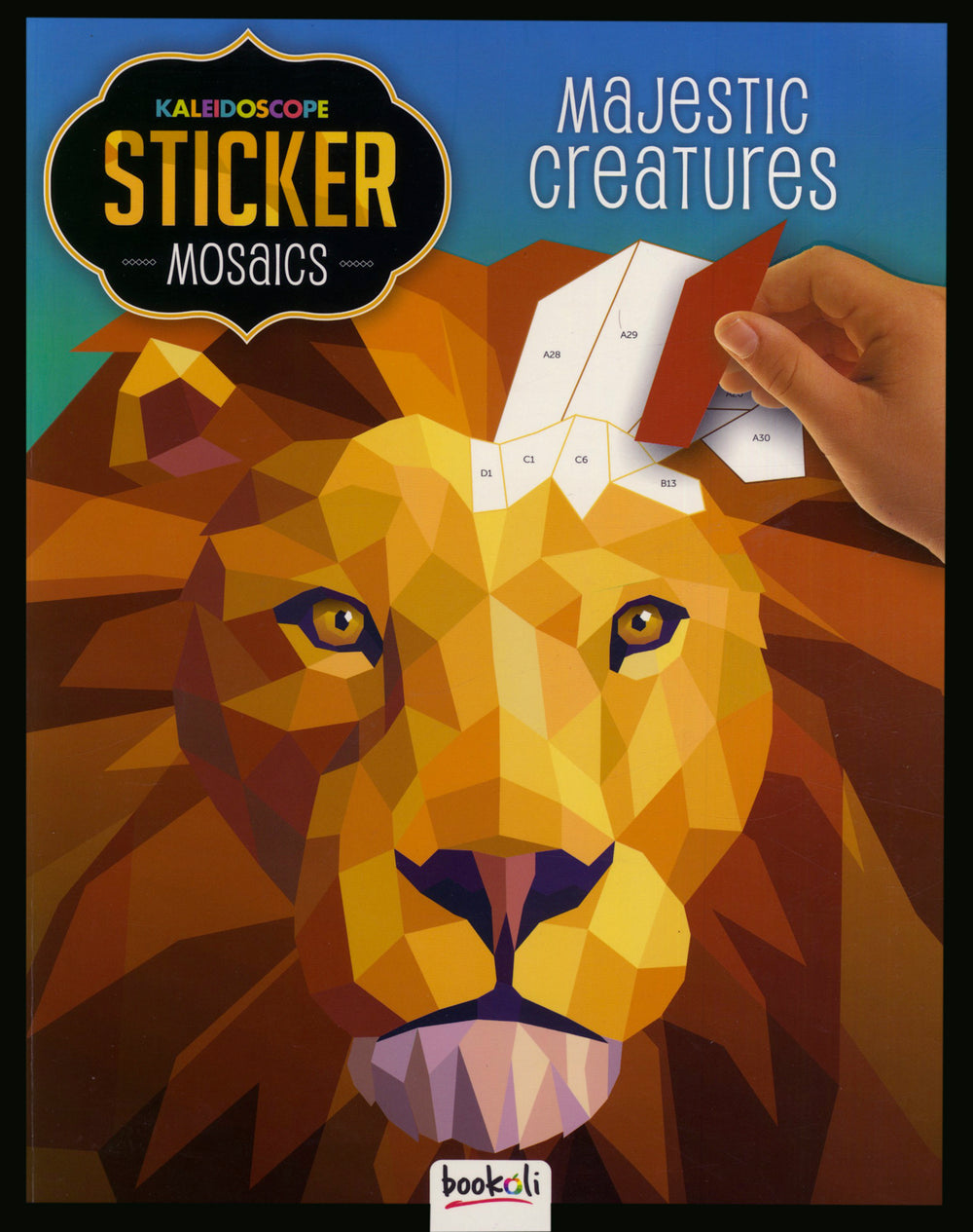 Kaleidoscope Sticker Mosaics: Majestic Creatures