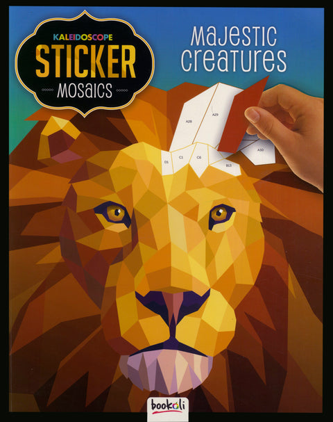 Kaleidoscope Sticker Mosaics: Majestic Creatures