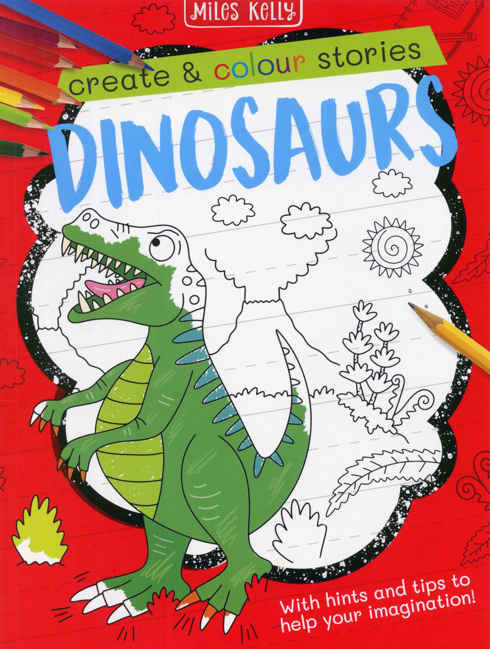 Create & Colour Stories Dinosaurs