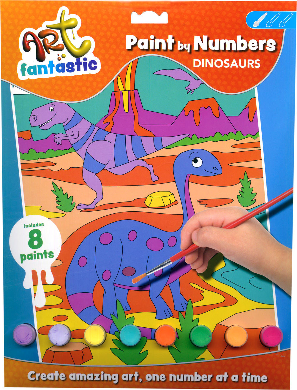 Art Fantastic Paint by Numbers Dinosaurs