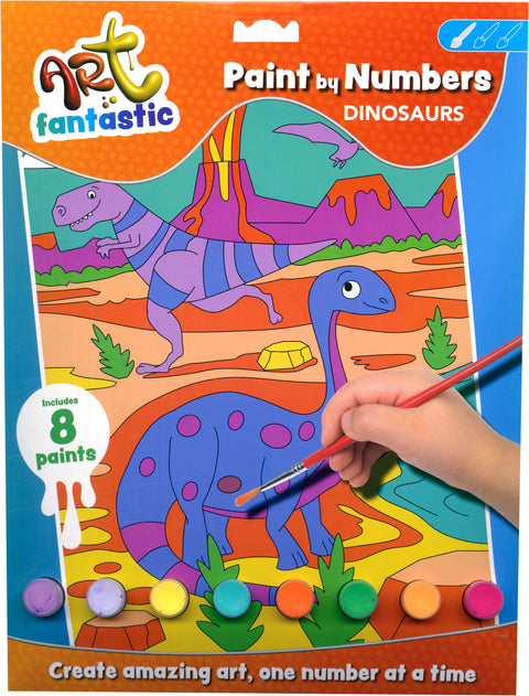 Art Fantastic Paint by Numbers Dinosaurs