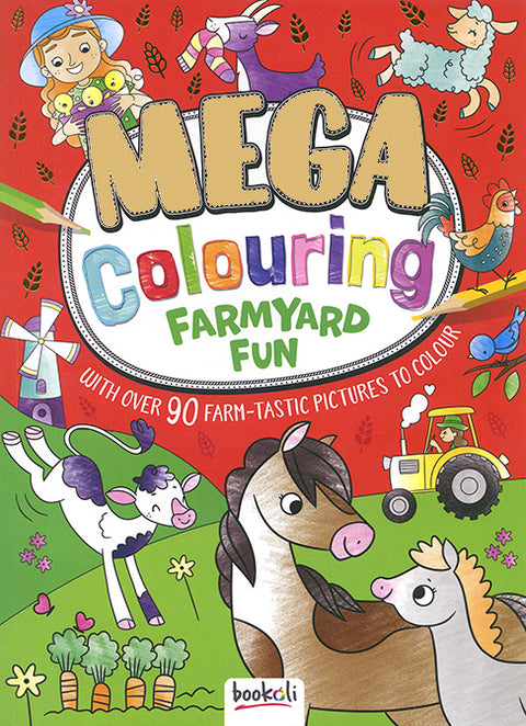 Mega Colouring Farmyard Fun
