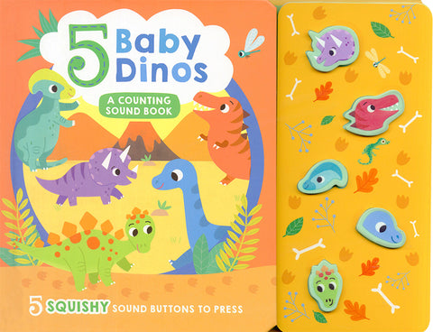 5 Baby Dinos A Counting Sound Book