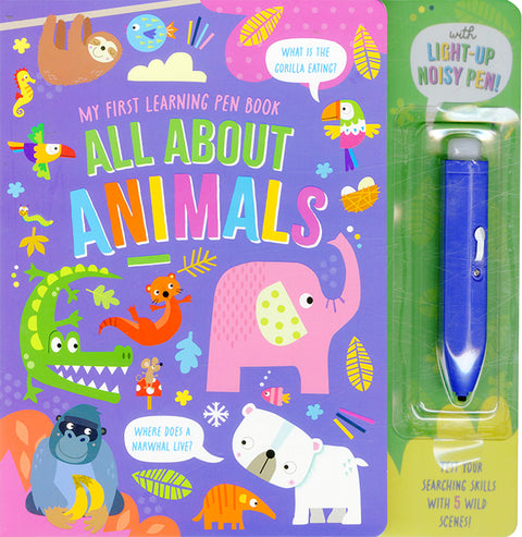 My First Learning Pen Book All About Animals