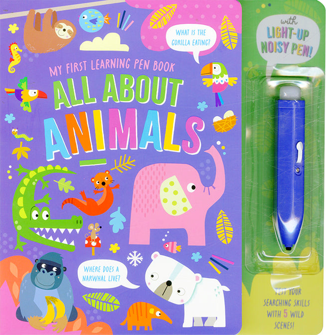 My First Learning Pen Book All About Animals