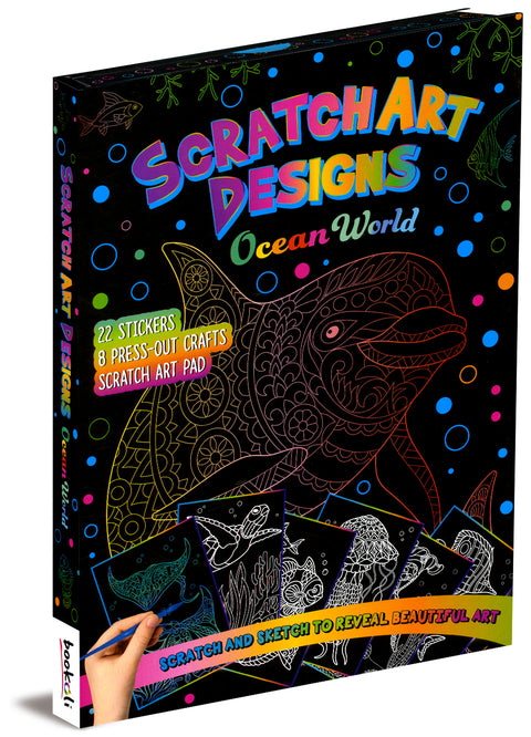 Scratch Art Designs: Ocean World