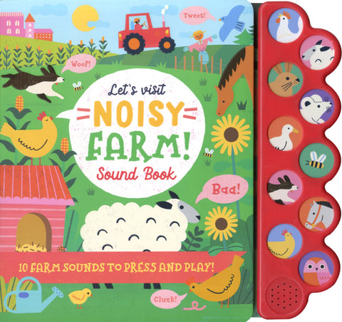 Let`s Visit Noisy Farm Sound Book