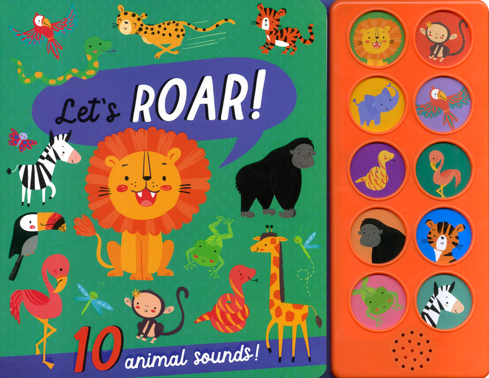 Let`s Roar 10 Animal Sound Book