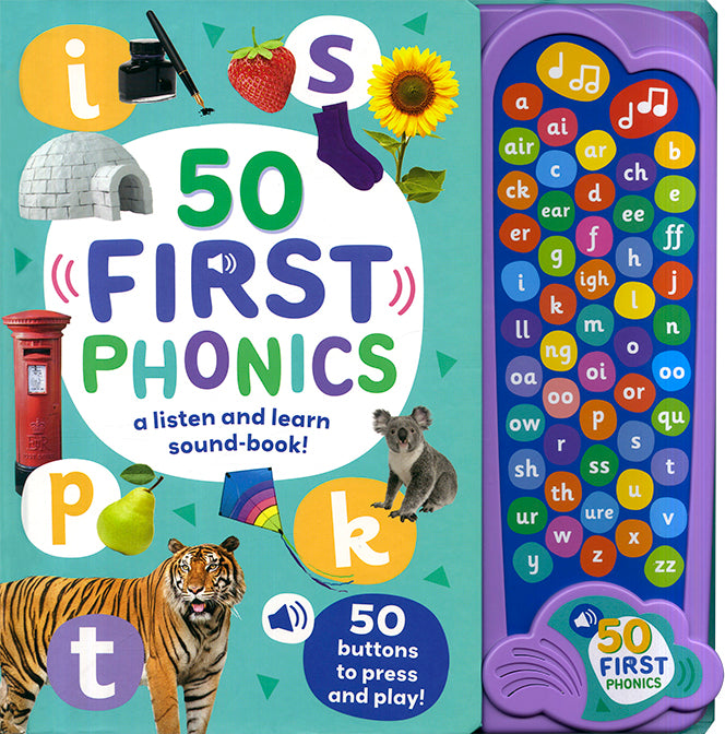 50 First Phonics: A Listen and Learn Sound Book