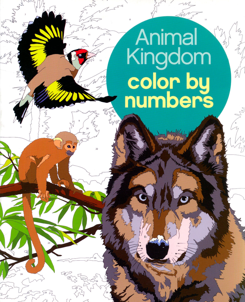Animal Kingdom: Color by Numbers