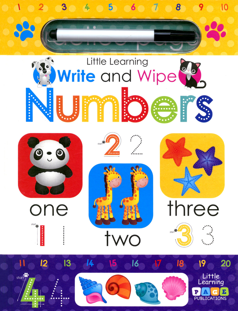 Little Learning Write and Wipe Numbers