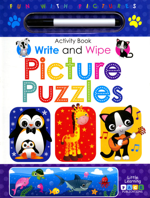 Write and Wipe Picture Puzzles