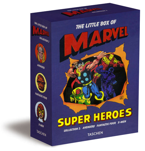 The Little Box of Marvel Super Heroes {Pack of 3T} (Blue)