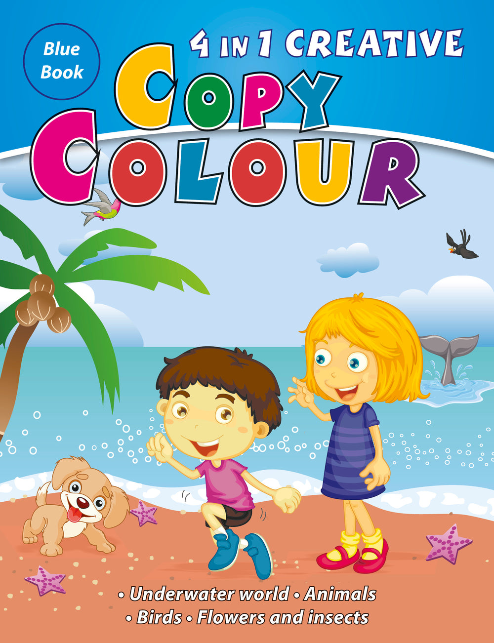 4in1 Creative Copy Colour Blue Book