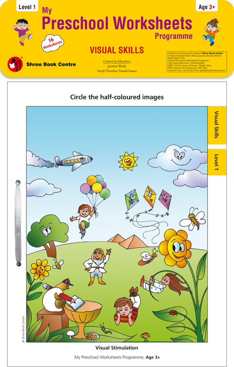 My Preschool Worksheets Programme Visual Skills Level 1