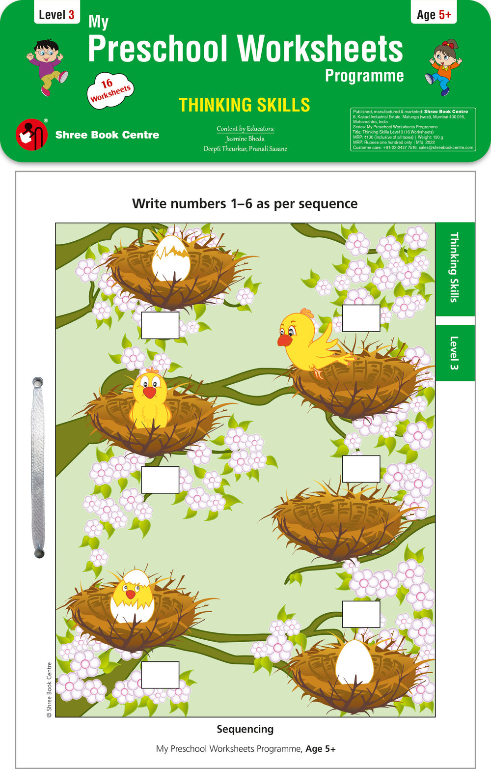 My Preschool Worksheets Programme Thinking SkillsLevel 3