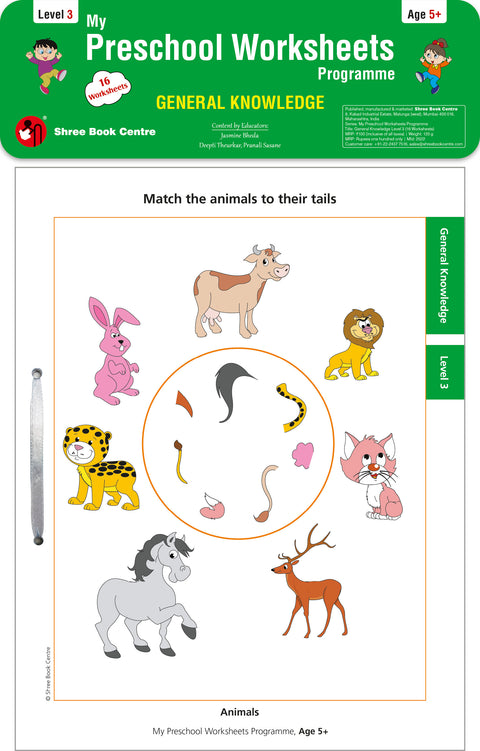 My Preschool Worksheets Programme General Knowledge Level 3