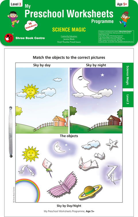 My Preschool Worksheets Programme Science Magic Level 3